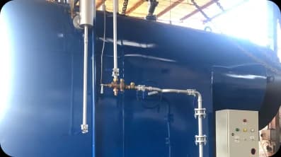 Equipamento industrial - Caldeira de aquecimento